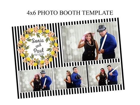 4x6 Photo Booth Templates